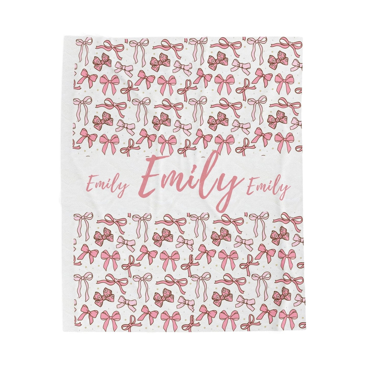 Personalized Blanket For Girls, Custom Baby Blanket