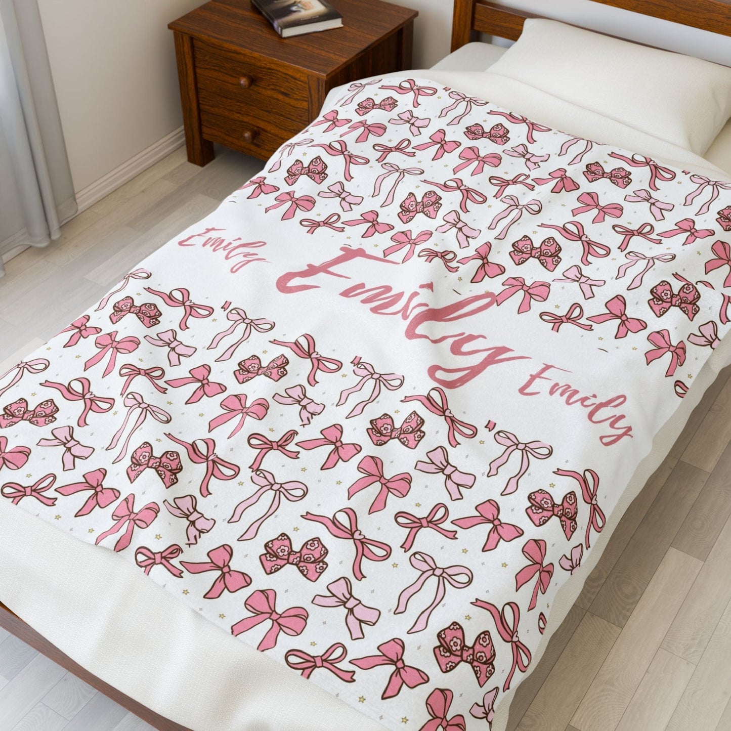 Personalized Blanket For Girls, Custom Baby Blanket