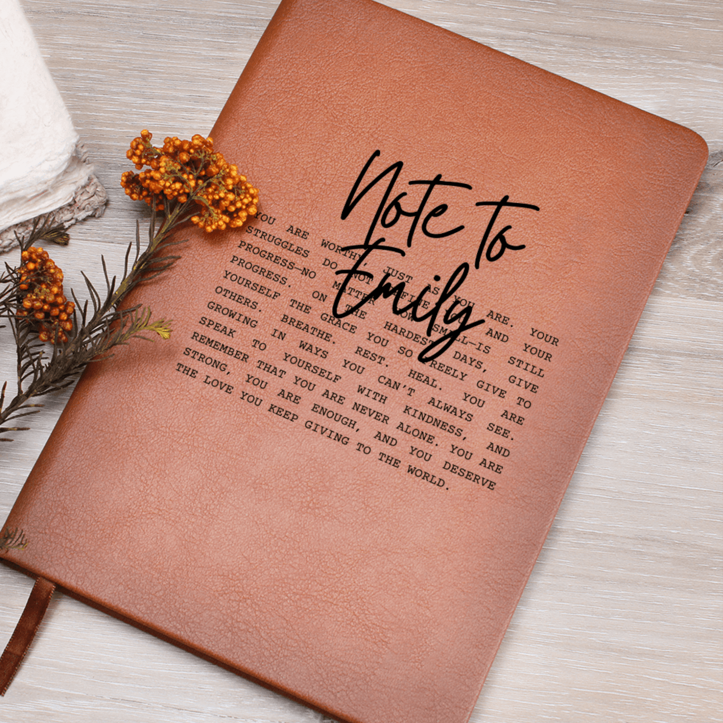Custom Journal For Mental Health