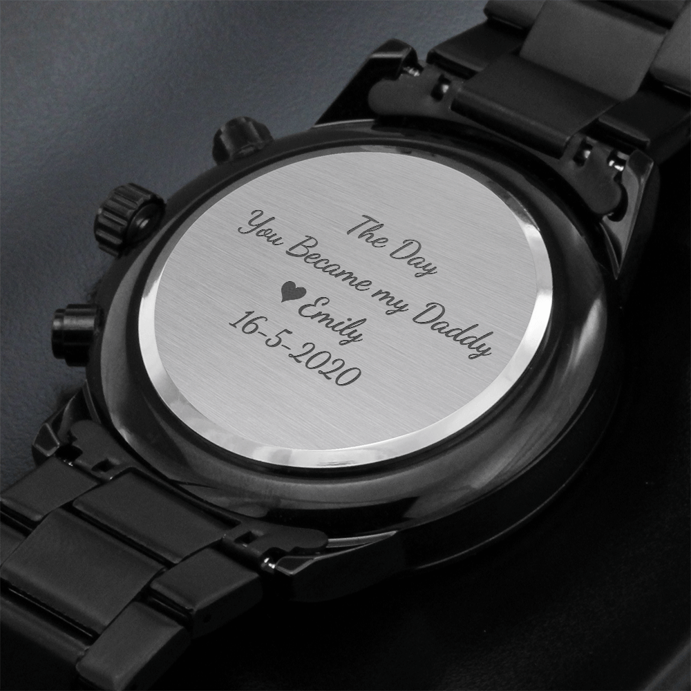 Father's Day Watch Gift, Dad Engraved Watch