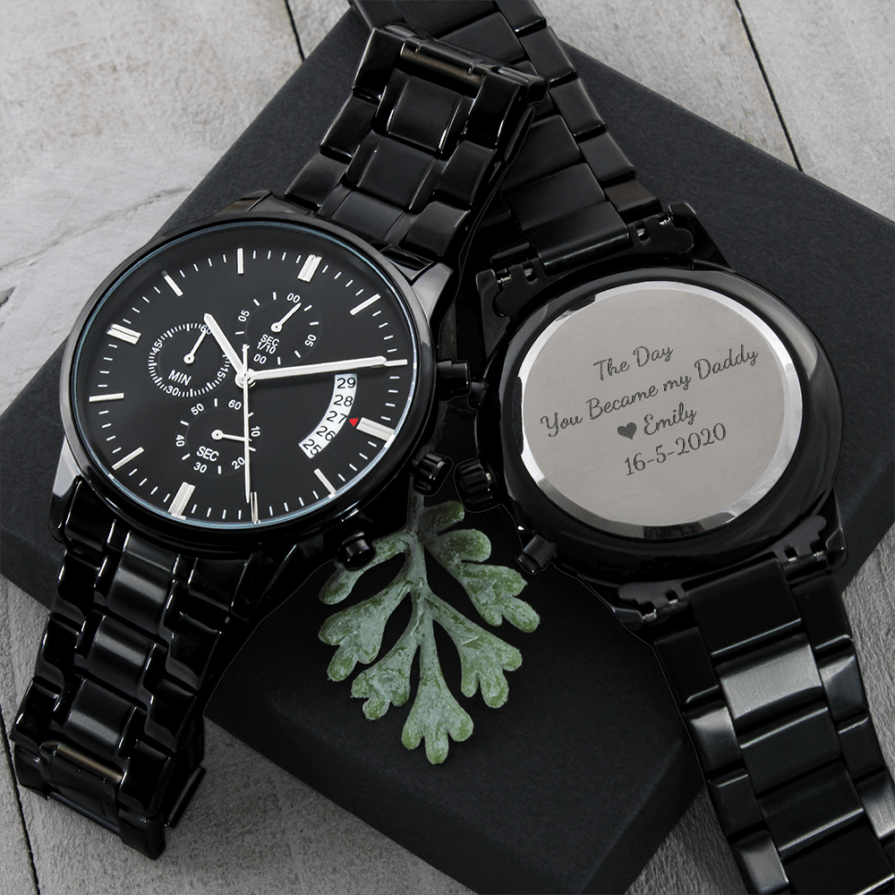 Father's Day Watch Gift, Dad Engraved Watch