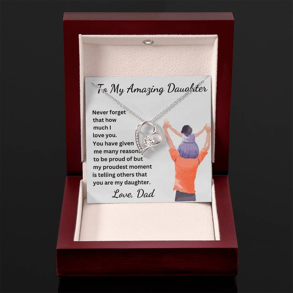 My Proudest Moment Daughter Necklace