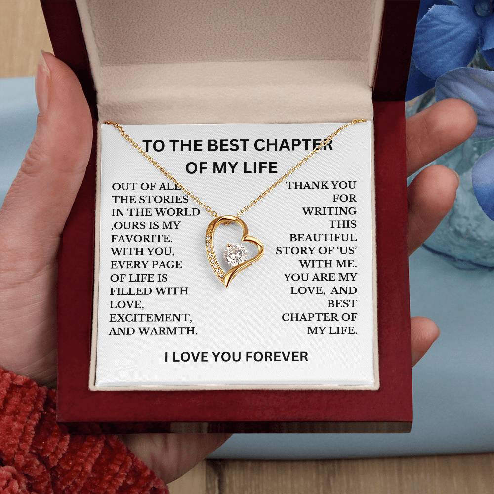 To The Best Chapter Of My Life Necklace, A perfect Gift For Wife, Girlfriend