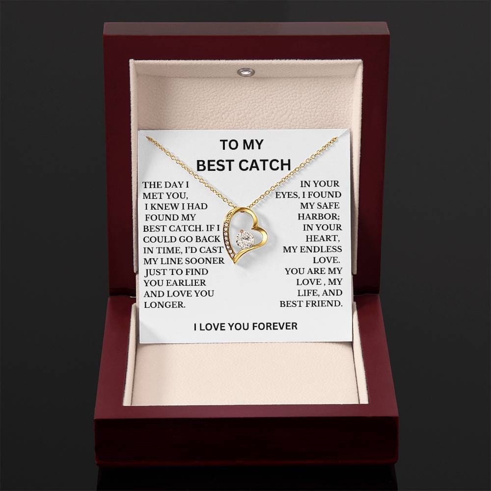 To My Best Catch Necklace, A Perfect Gift For Wife, Girlfriend