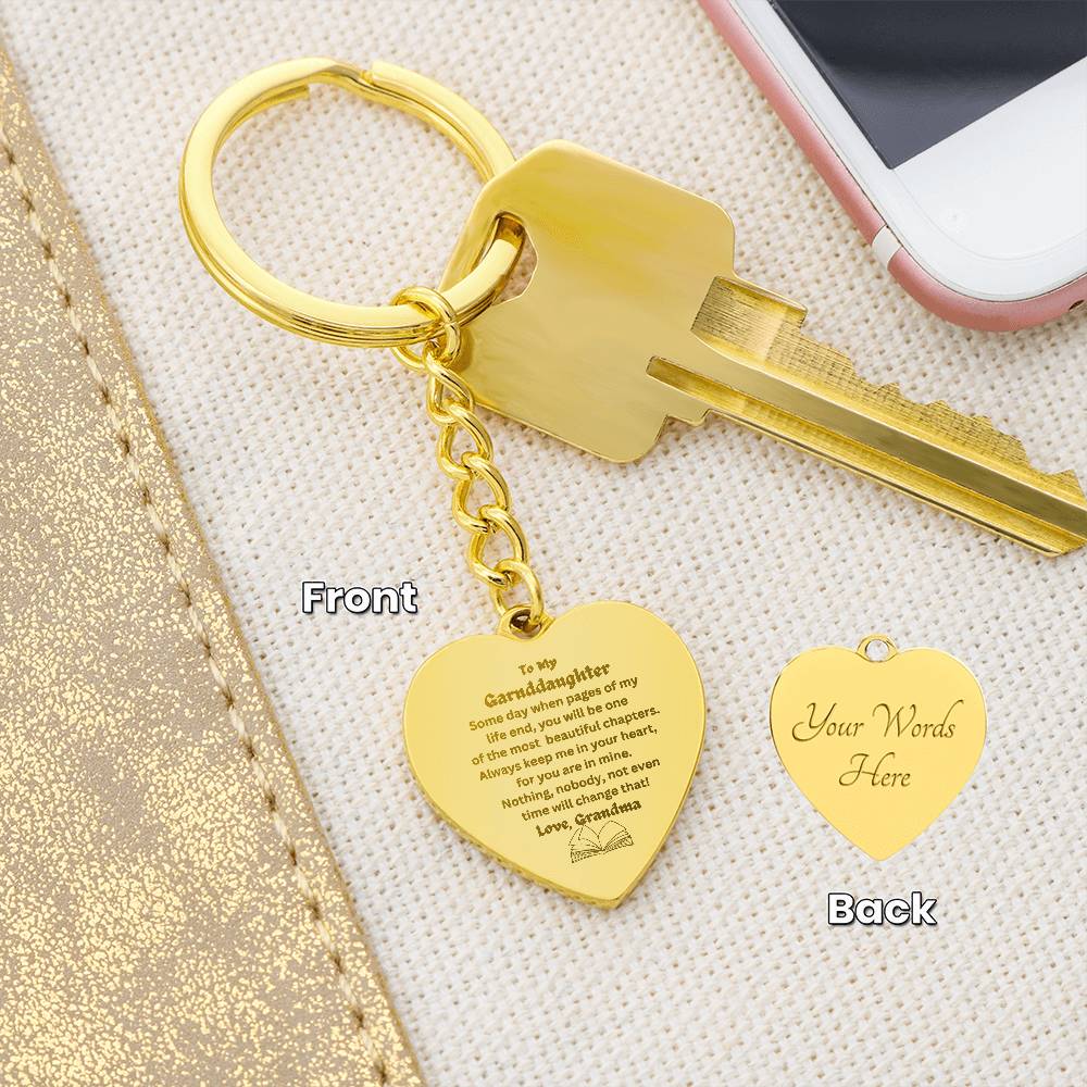 Granddaughter Keychain-Beautiful Chapter
