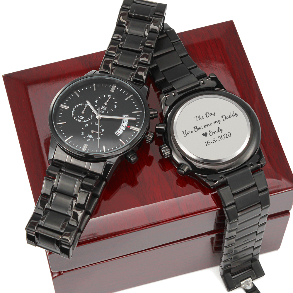 Father's Day Watch Gift, Dad Engraved Watch