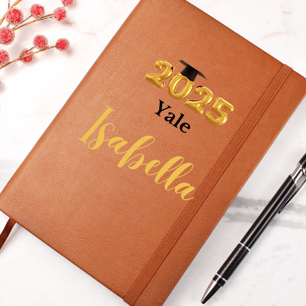 Custom Graduation Journal, Custom Graduate Gift, 2025 Graduation Journal