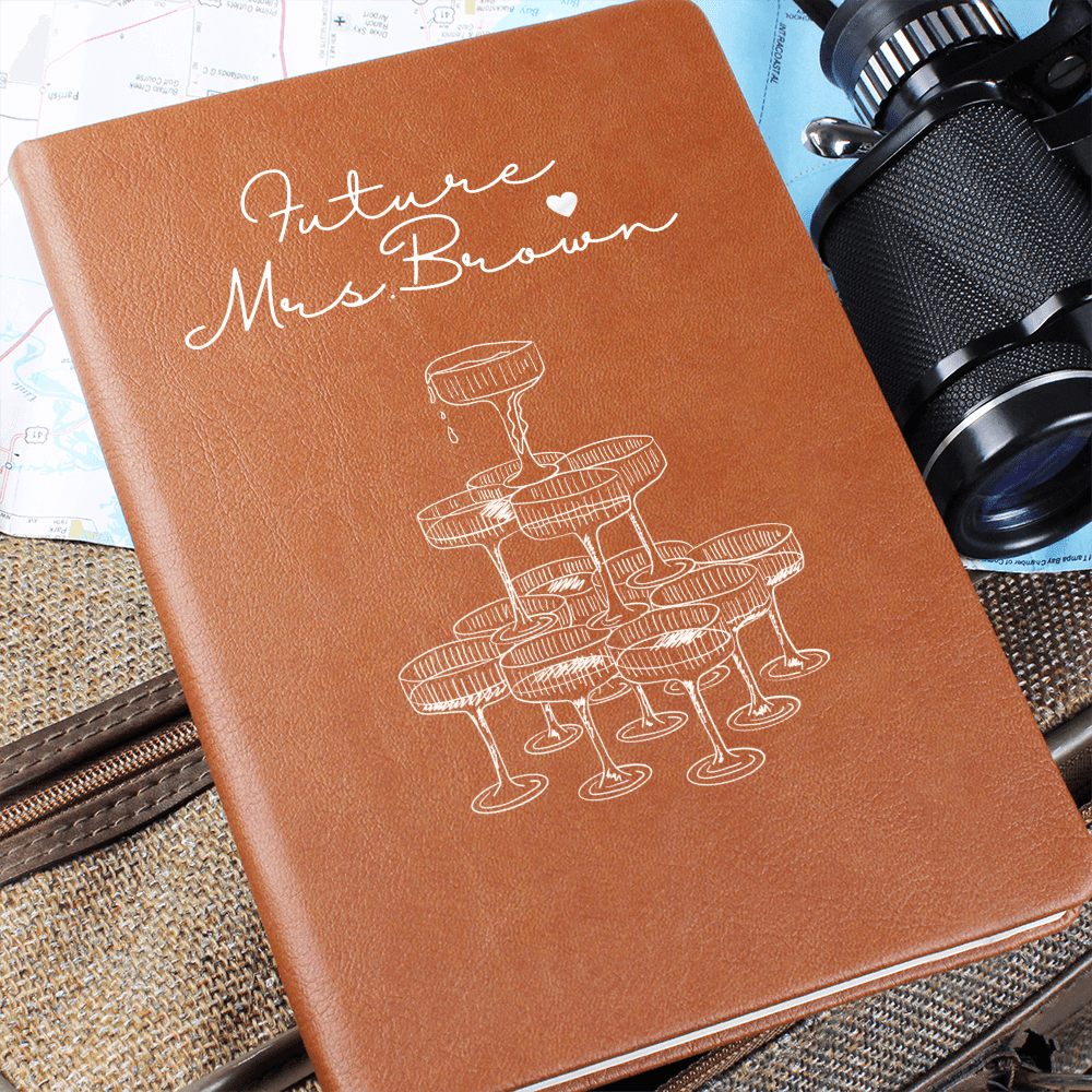 Custom Journal Engagement Gift