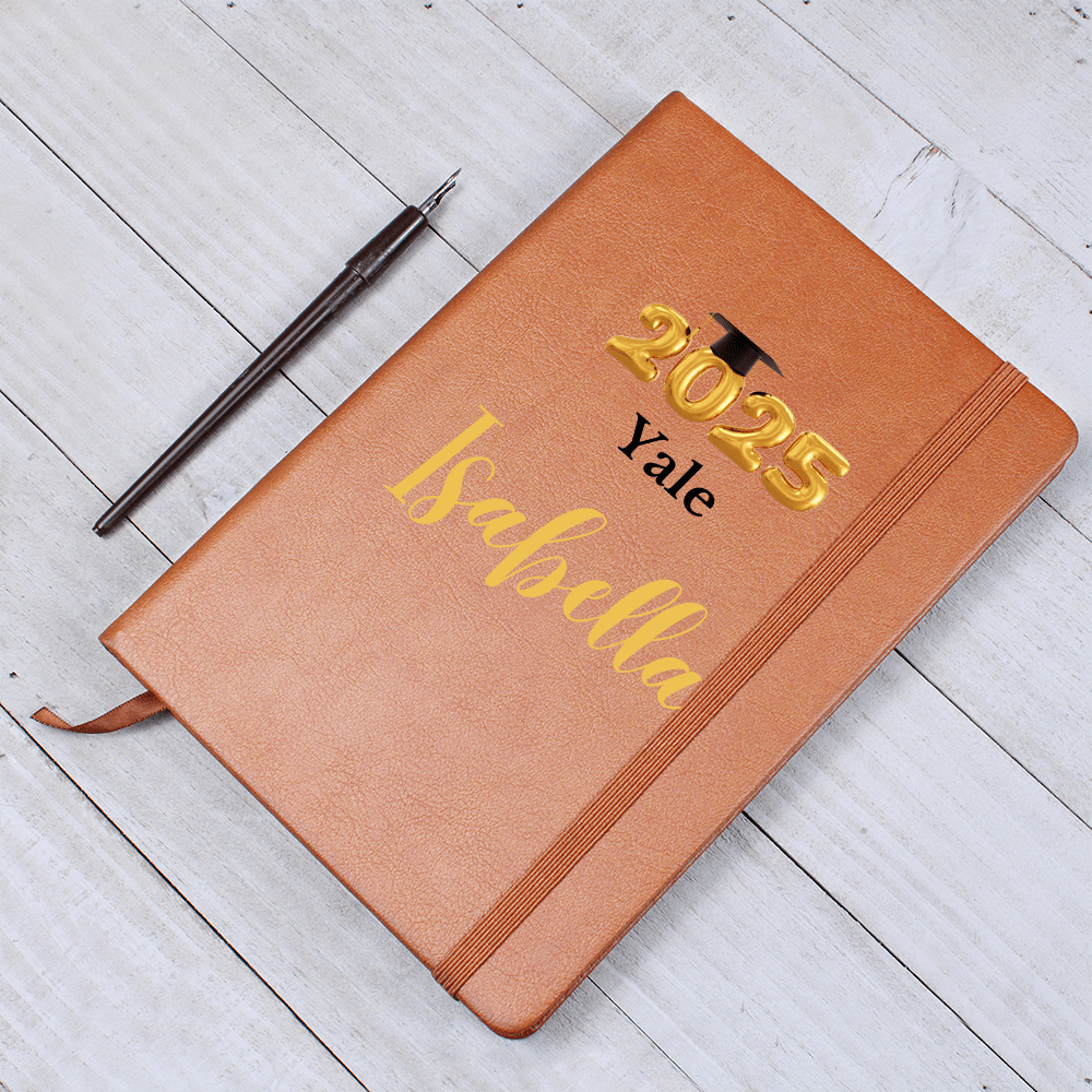 Custom Graduation Journal, Custom Graduate Gift, 2025 Graduation Journal