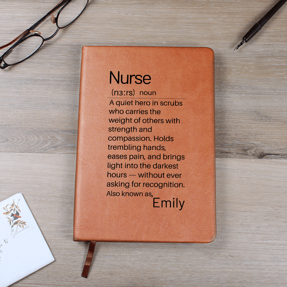 Nurse Custom Journal Gift, Nurse Definition Journal,
