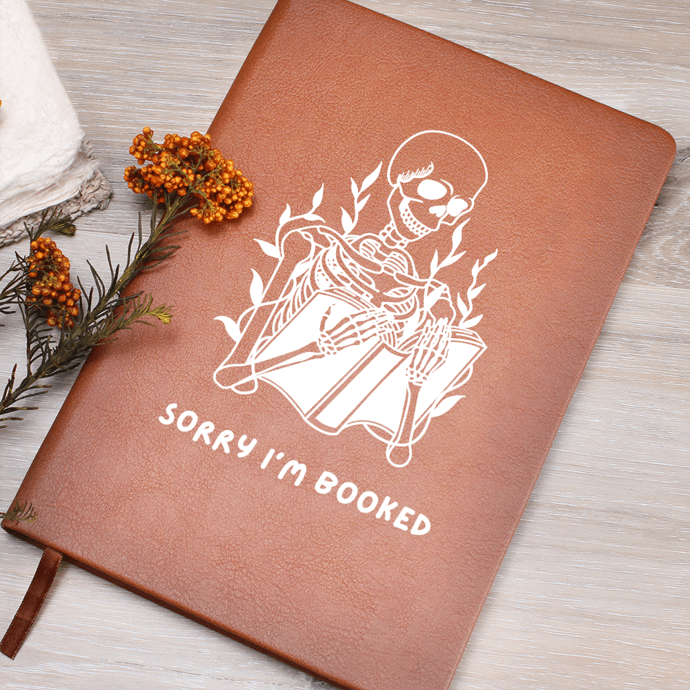 Bookworm Custom Journal, Sorry I Am Booked Journal