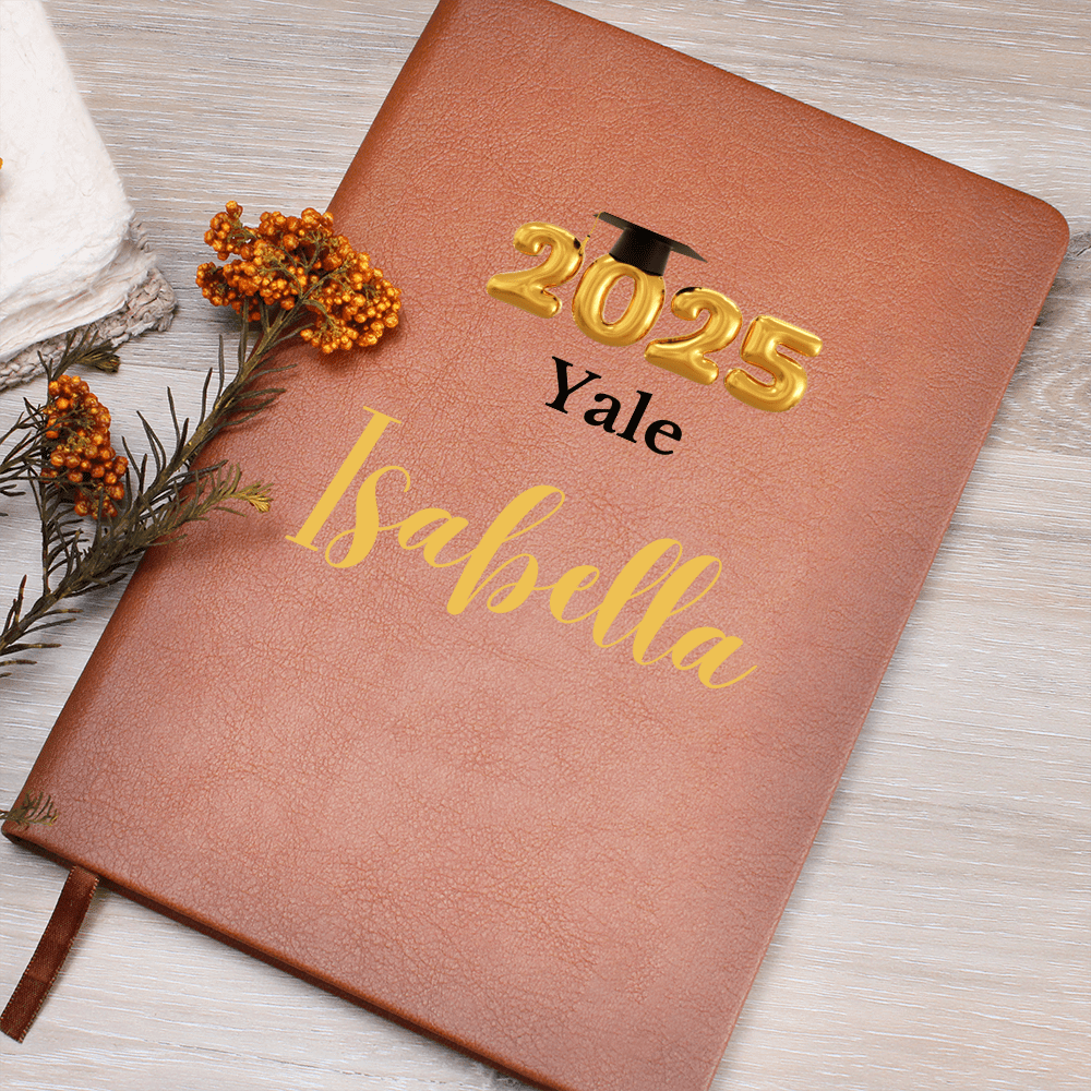 Custom Graduation Journal, Custom Graduate Gift, 2025 Graduation Journal