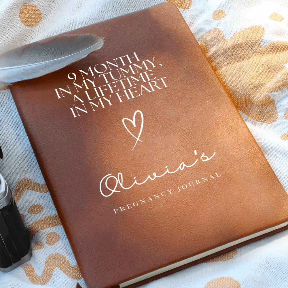 Custom Pregnancy Journal Gift