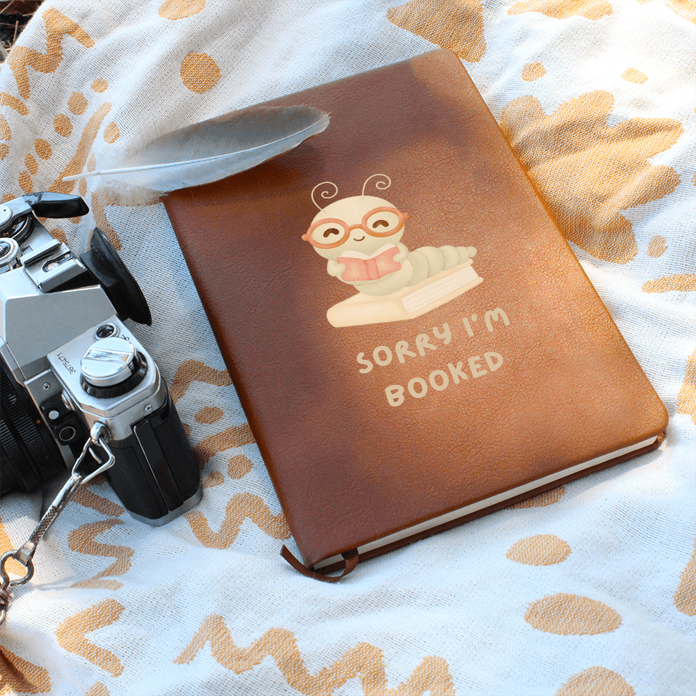 Custom Bookworm Funny Journal, Sorry I'm Booked Journal
