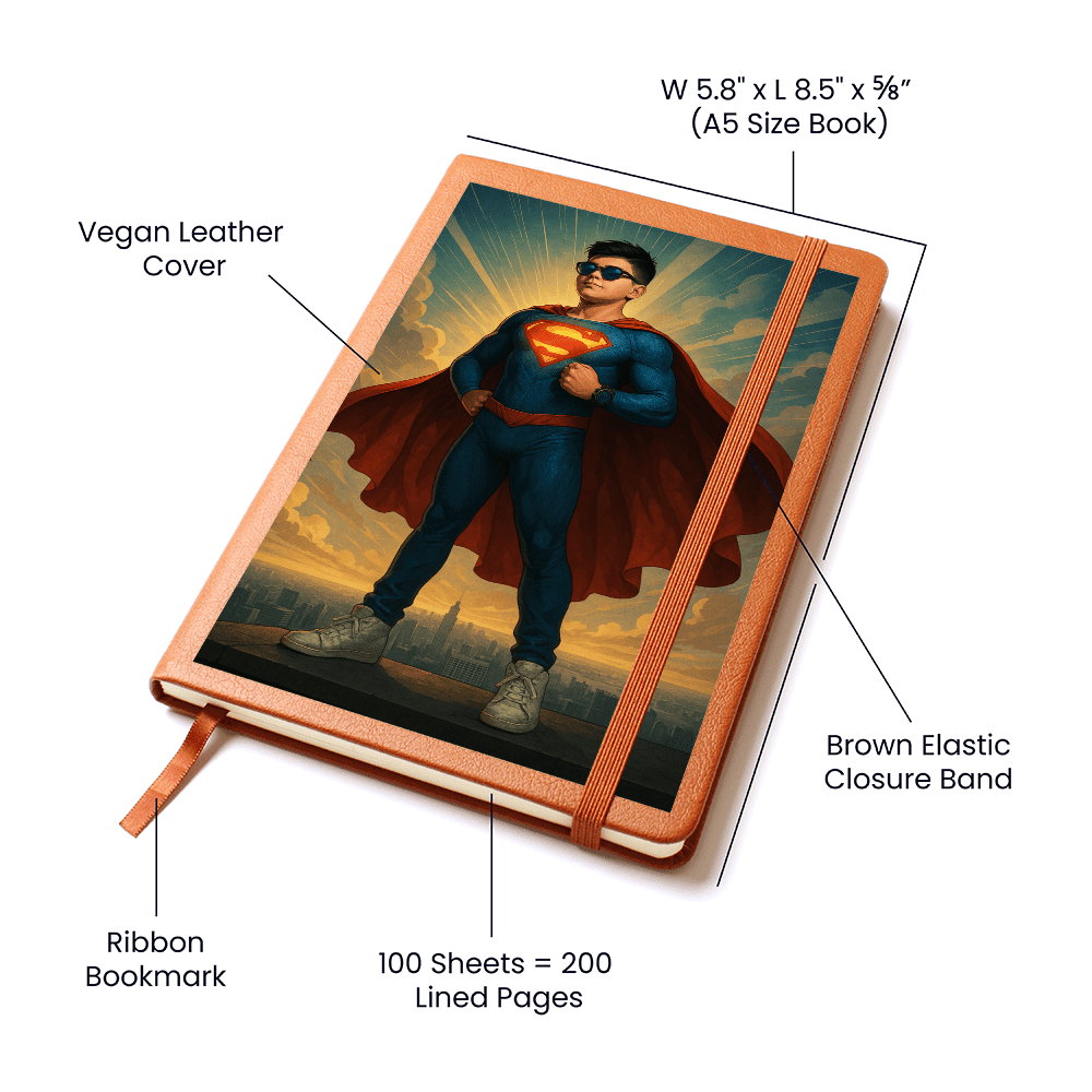 Super Hero style Custom Journal