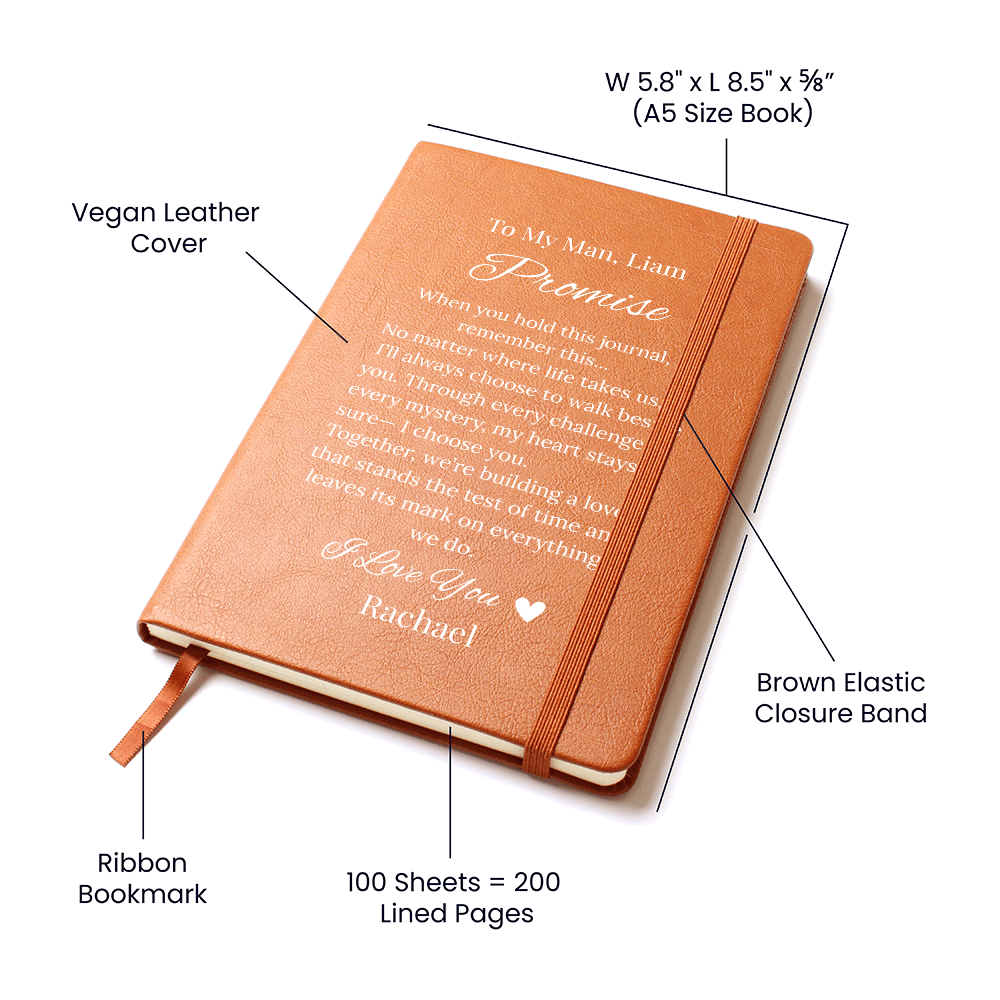 Custom Journal For Boyfriend Husband