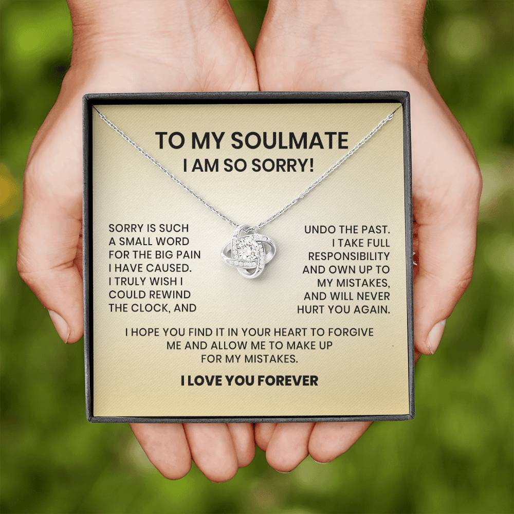 I Am So Sorry Necklace-To My Soulmate
