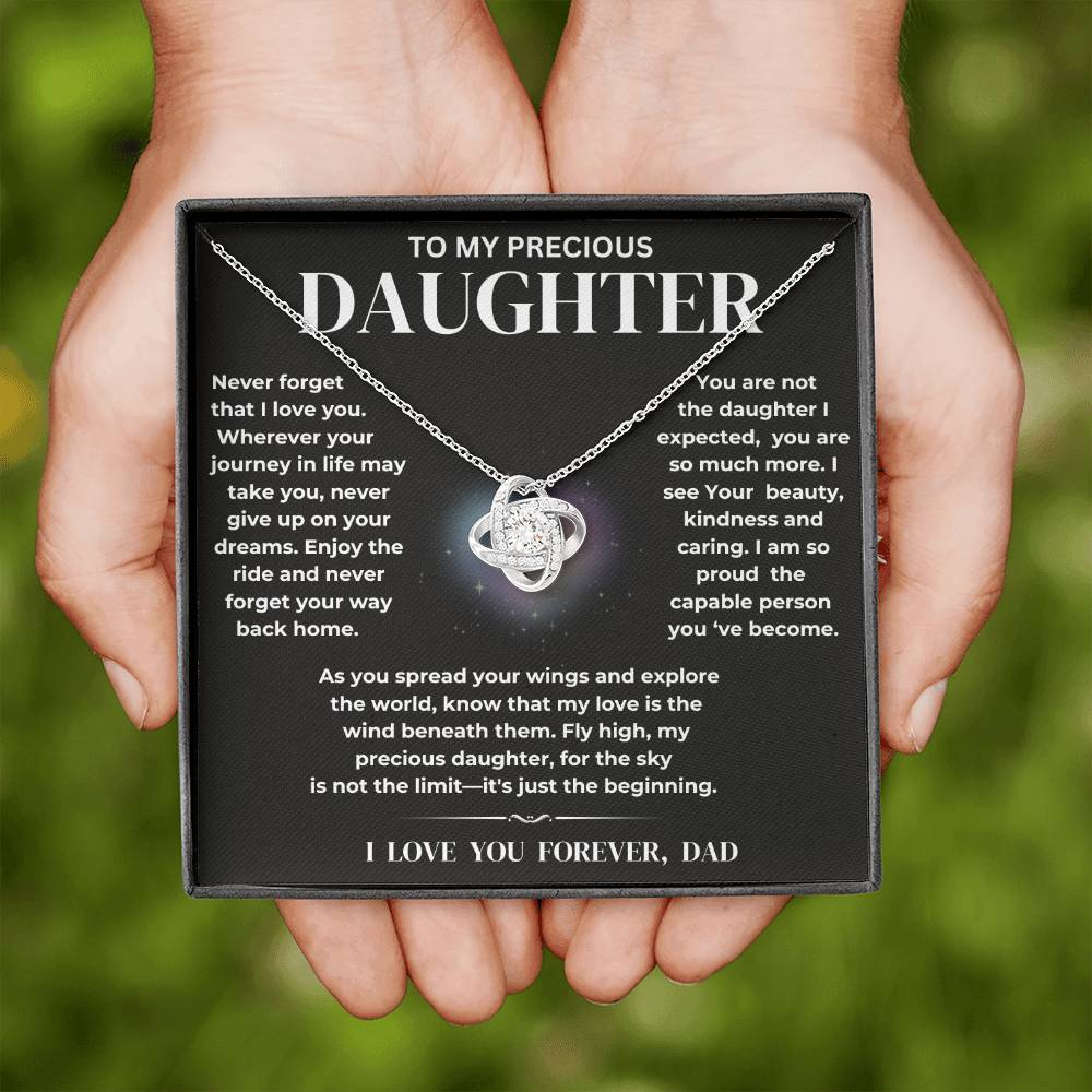 My Precious Daughter Necklace, An Unforgettable Gift From Dad