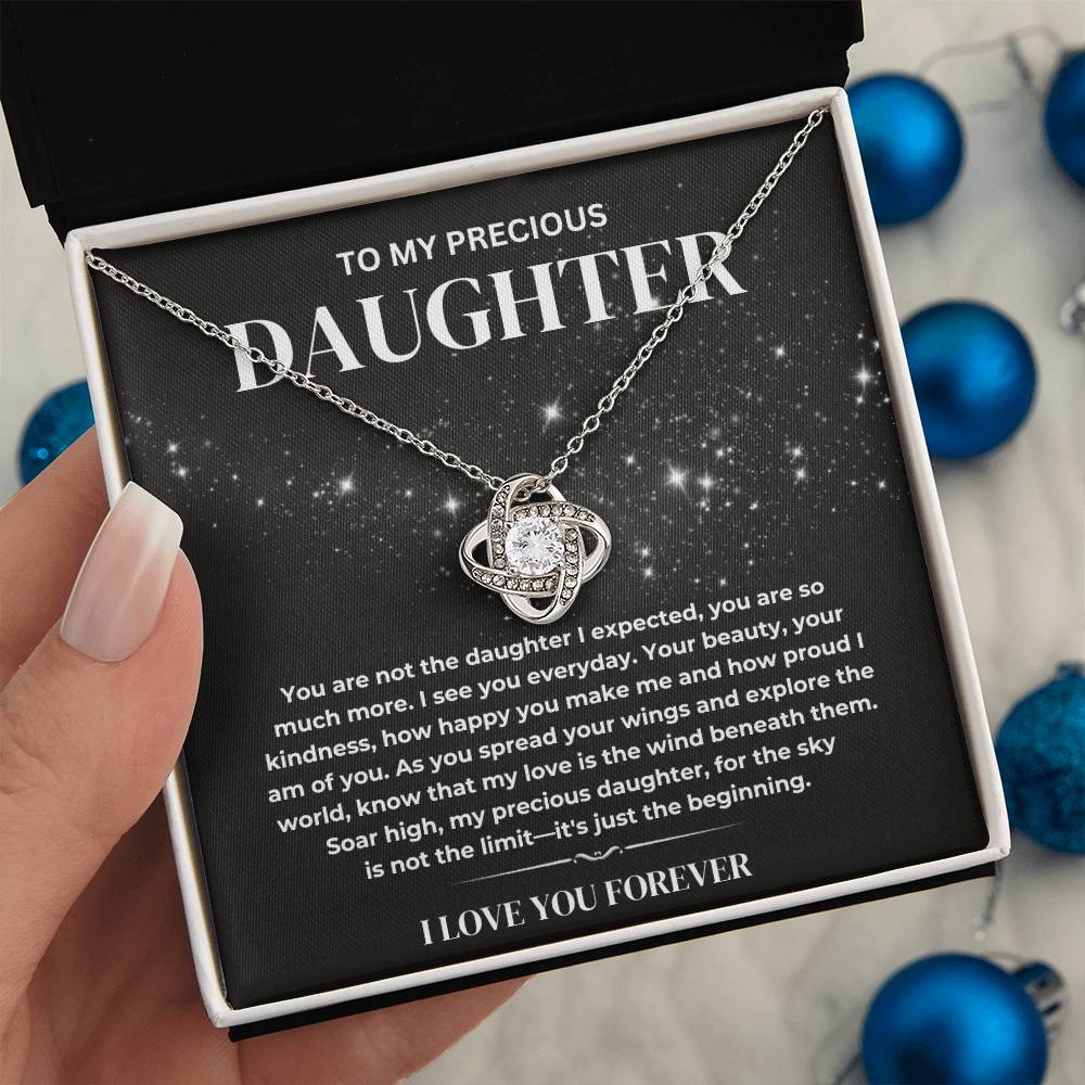My Precious Daughter Necklace, Daughter Necklace Gift From Dad