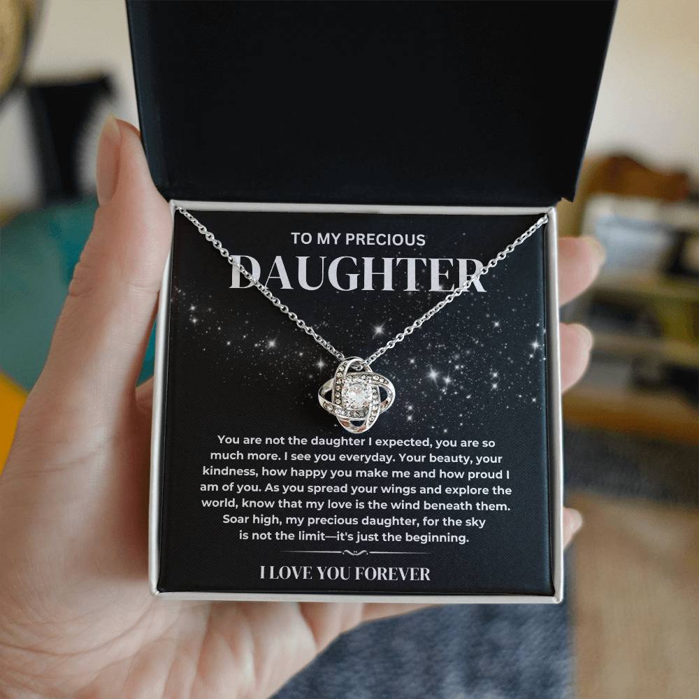 My Precious Daughter Necklace, Daughter Necklace Gift From Dad