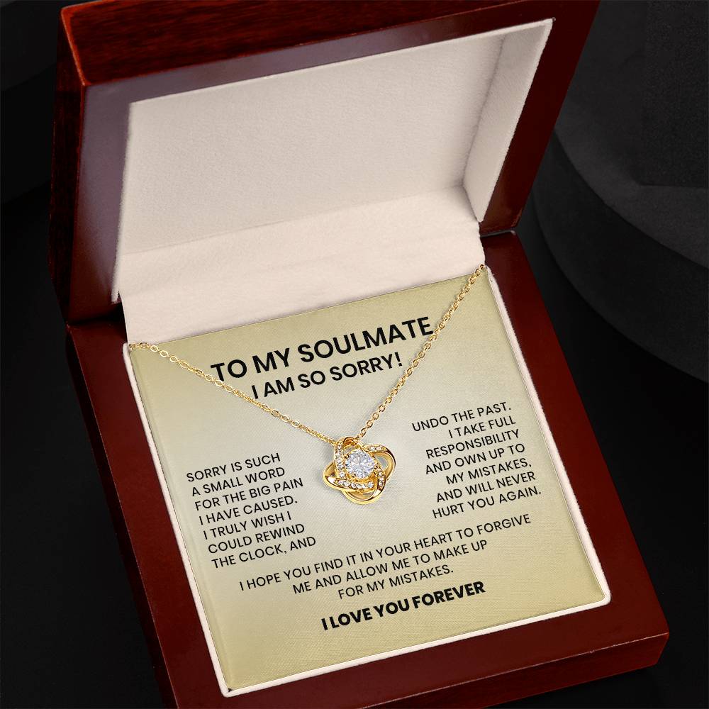 I Am So Sorry Necklace-To My Soulmate