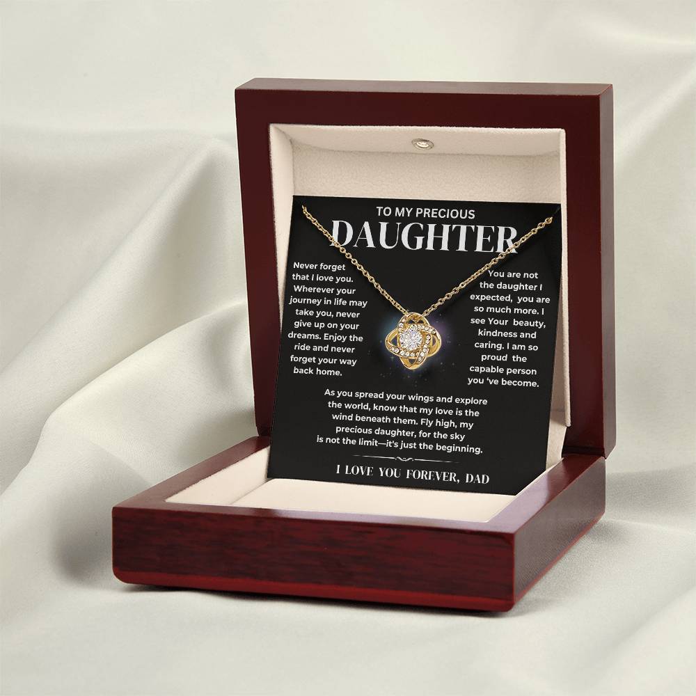 My Precious Daughter Necklace, An Unforgettable Gift From Dad