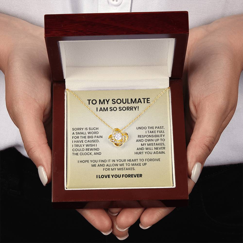 I Am So Sorry Necklace-To My Soulmate
