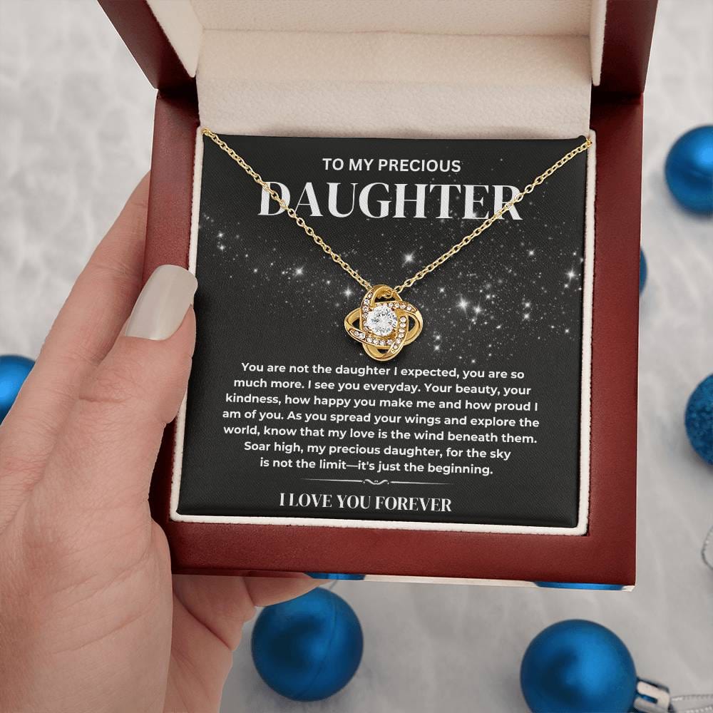 My Precious Daughter Necklace, Daughter Necklace Gift From Dad
