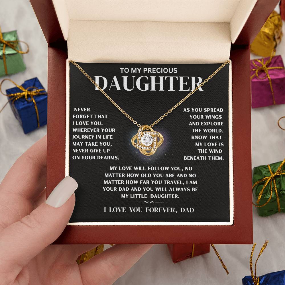 My Precious Daughter Necklace Gift