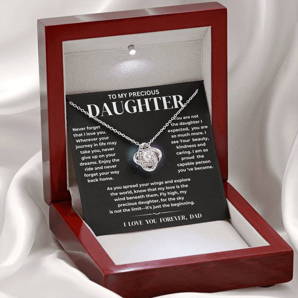 My Precious Daughter Necklace, An Unforgettable Gift From Dad