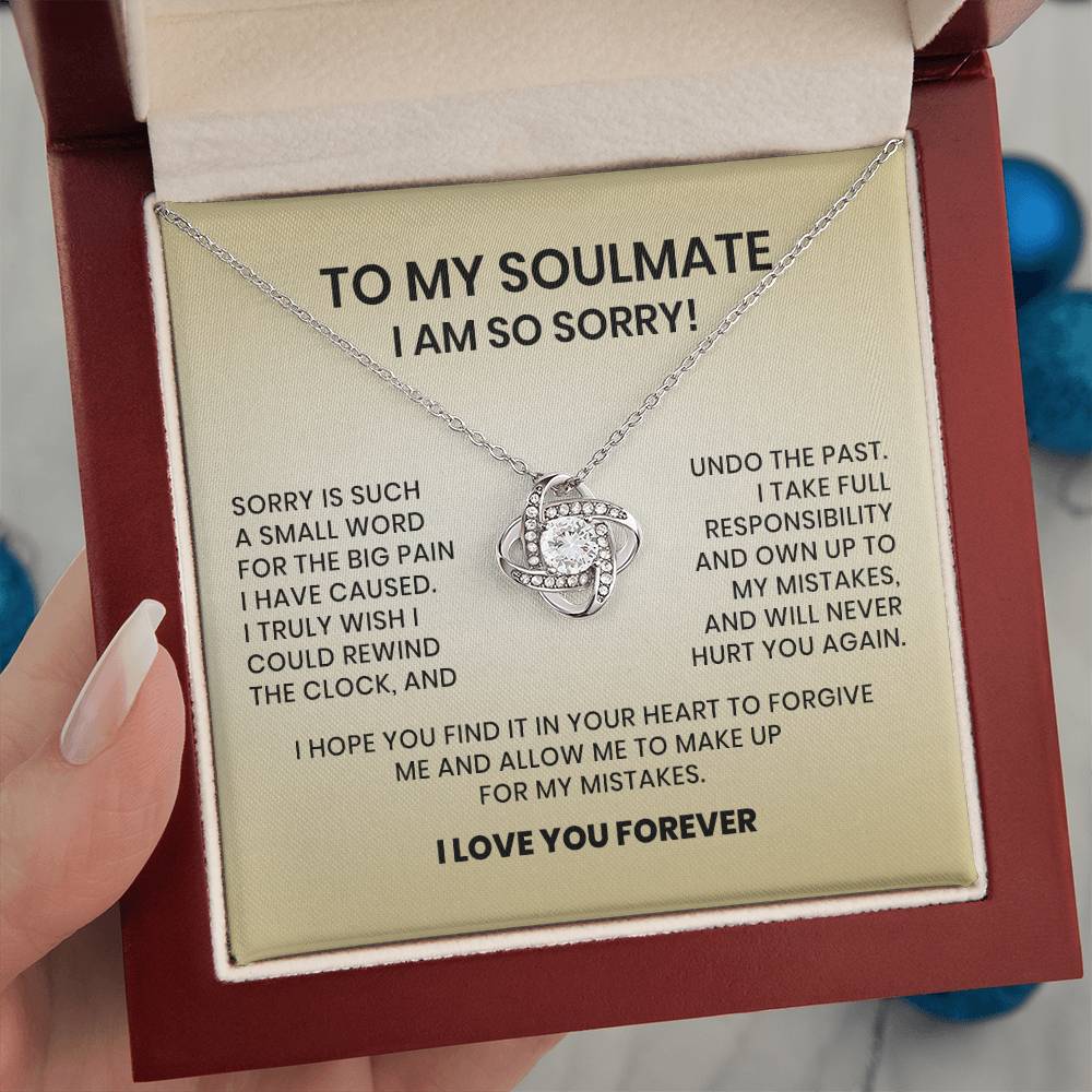 I Am So Sorry Necklace-To My Soulmate