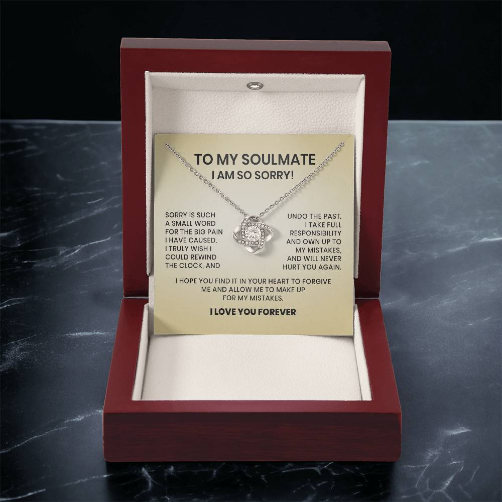I Am So Sorry Necklace-To My Soulmate