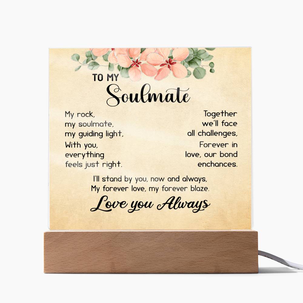 My Soulmate Gift, Gift Ideas for Soulmate, Romantic Present, Birthday Gift for Her, Anniversary Gift