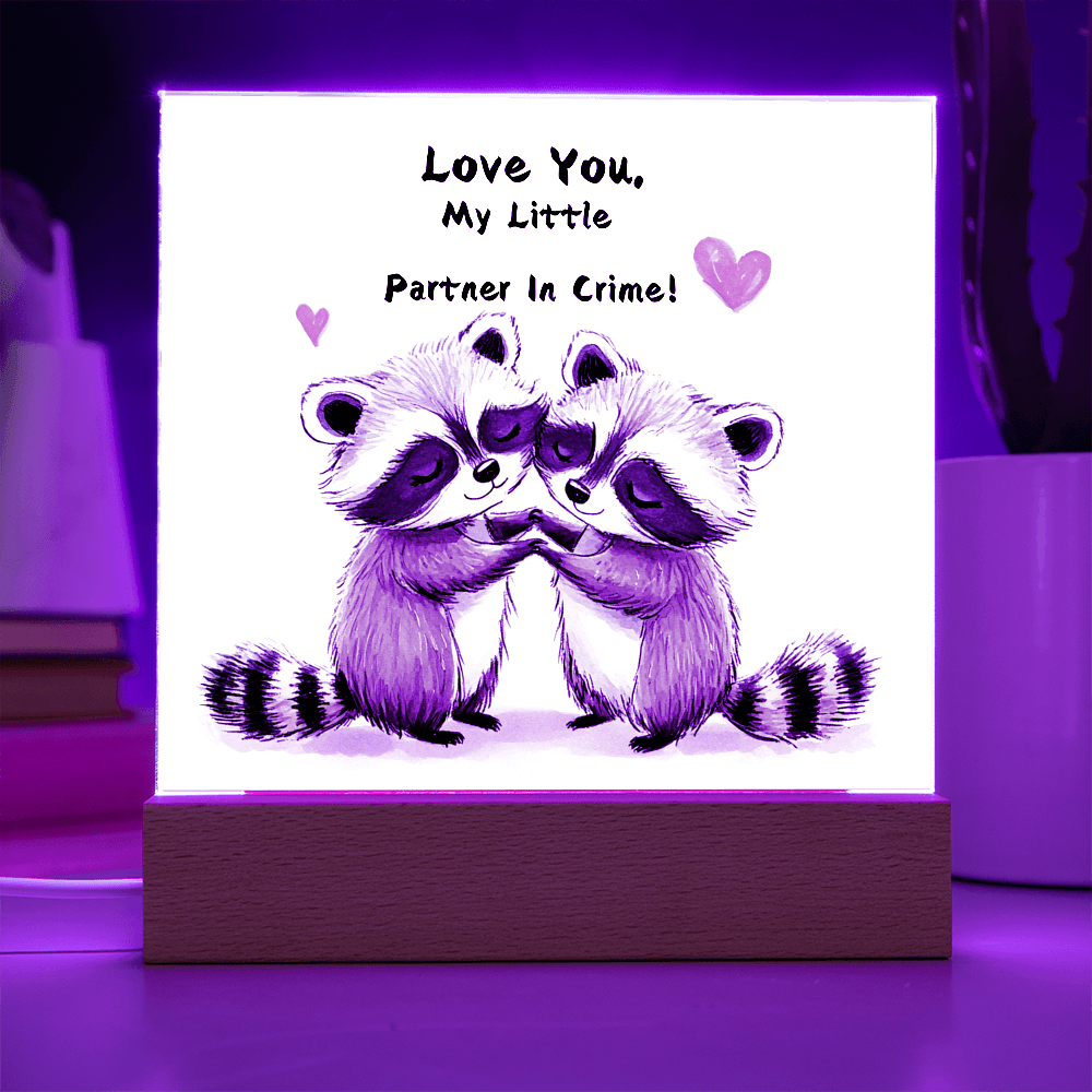 Partner In Crime Custom Plaque