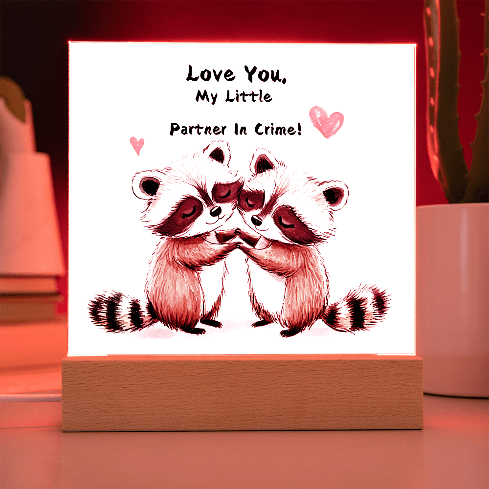 Partner In Crime Custom Plaque
