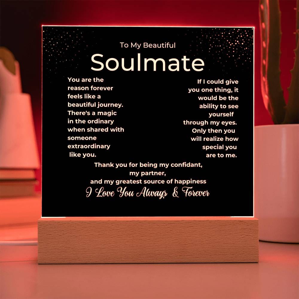 Beautiful Journey Soulmate Plaque