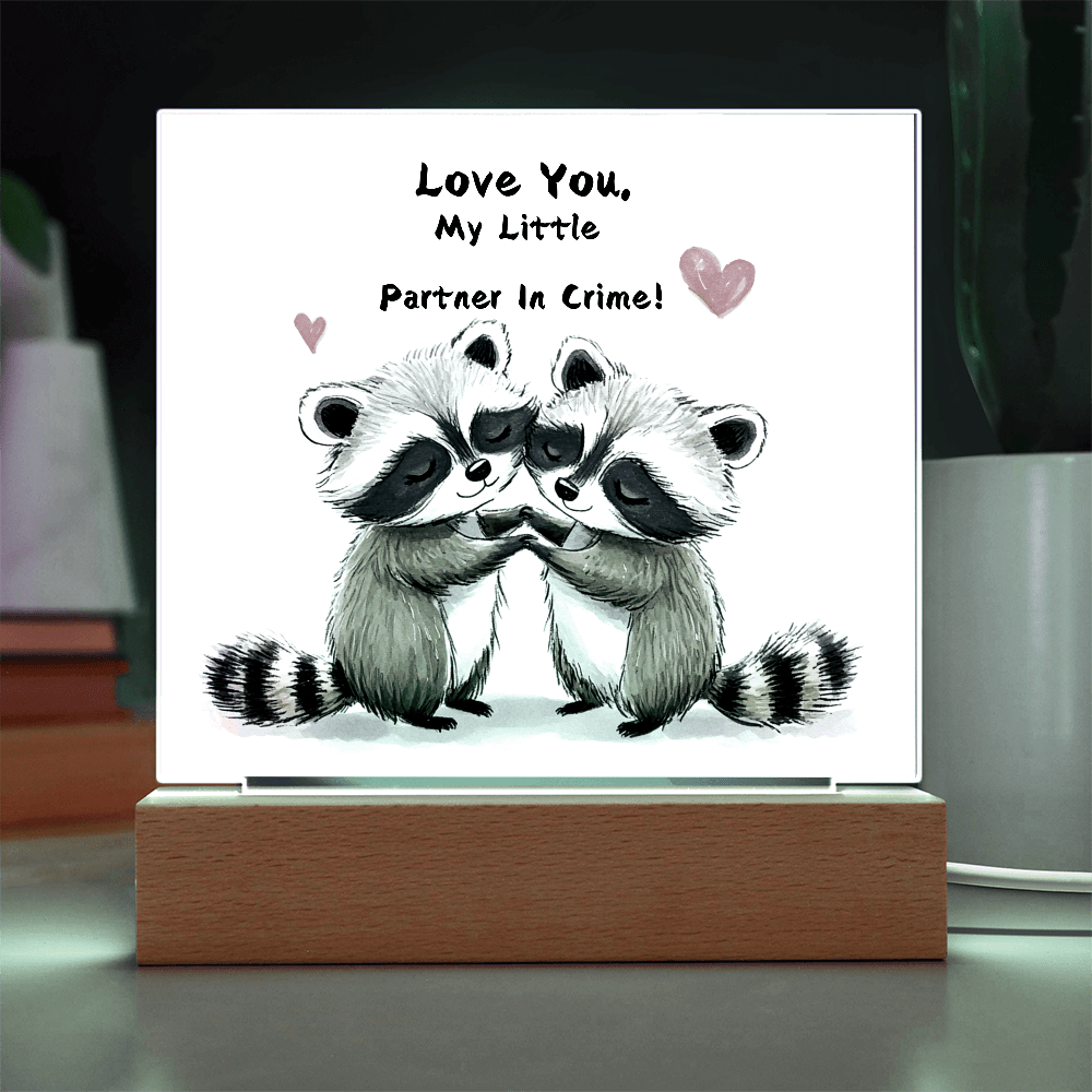 Partner In Crime Custom Plaque