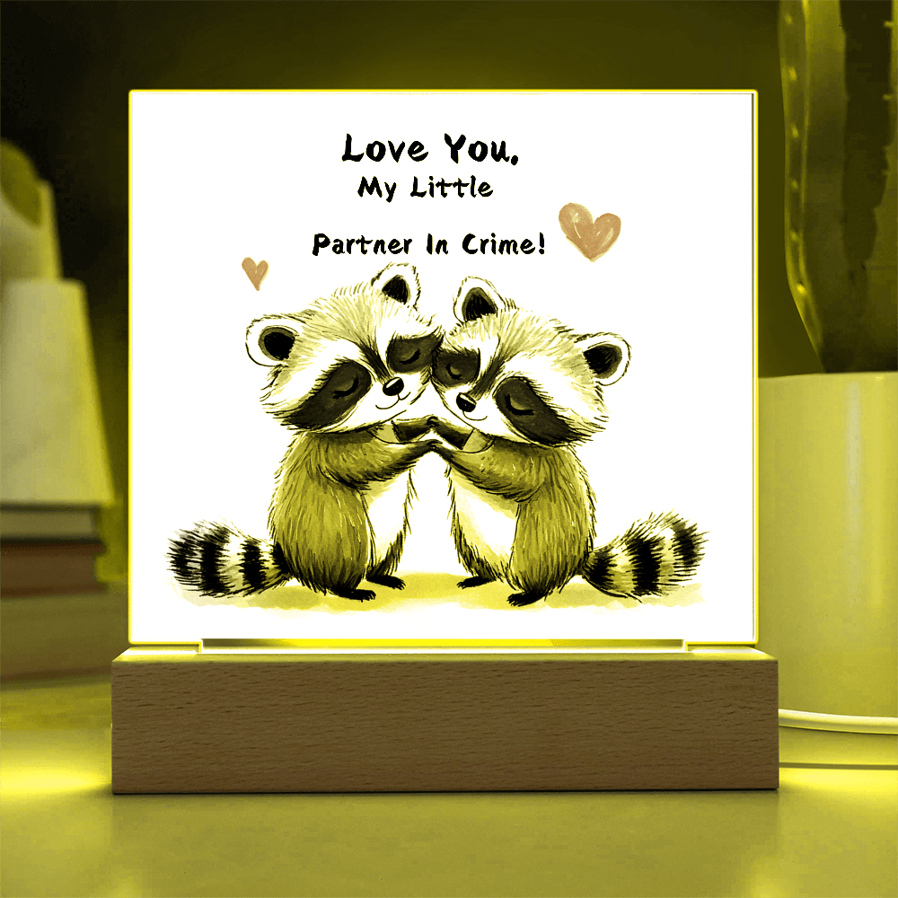 Partner In Crime Custom Plaque