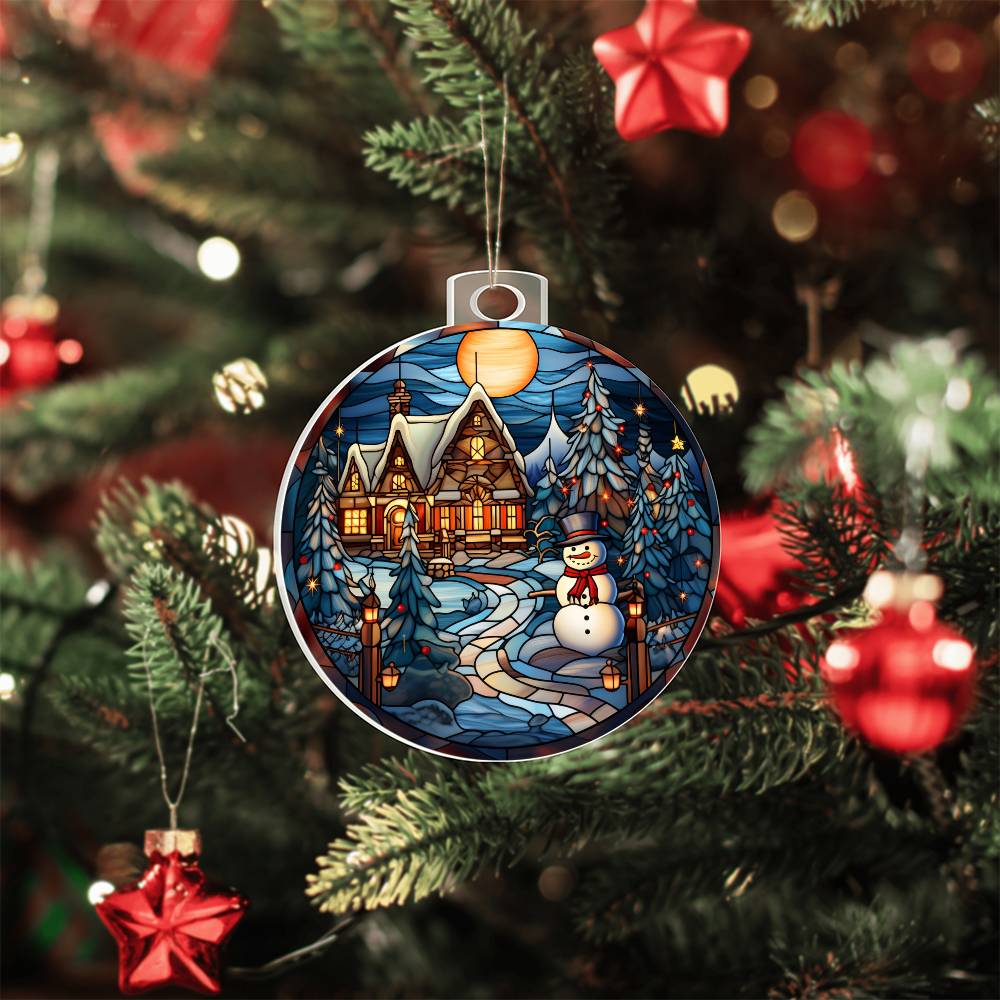 Snow man Ornament