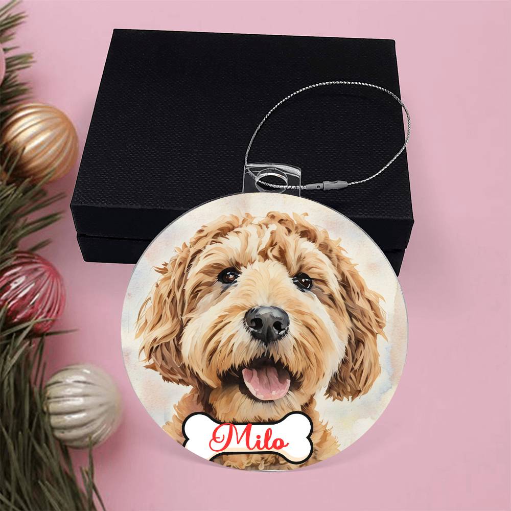 Pet Custom Portrait Ornament