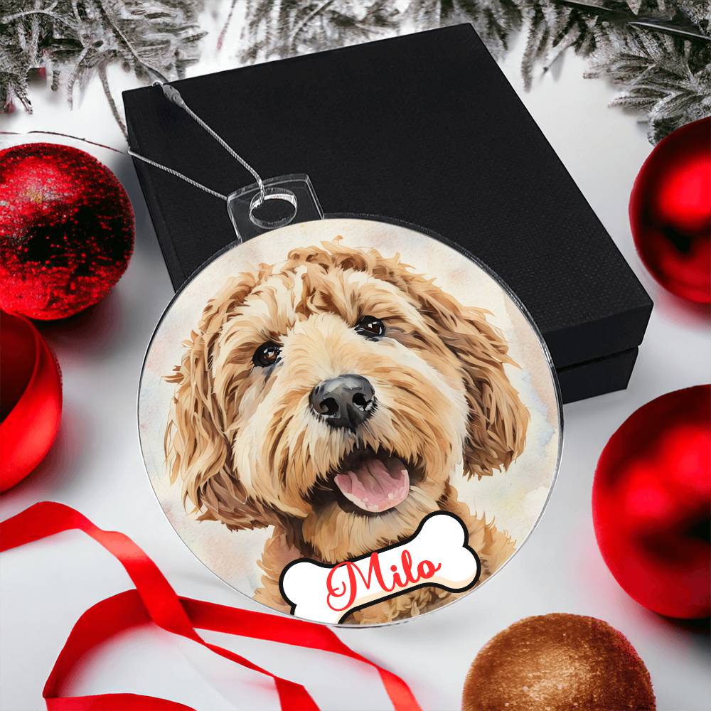 Pet Custom Portrait Ornament