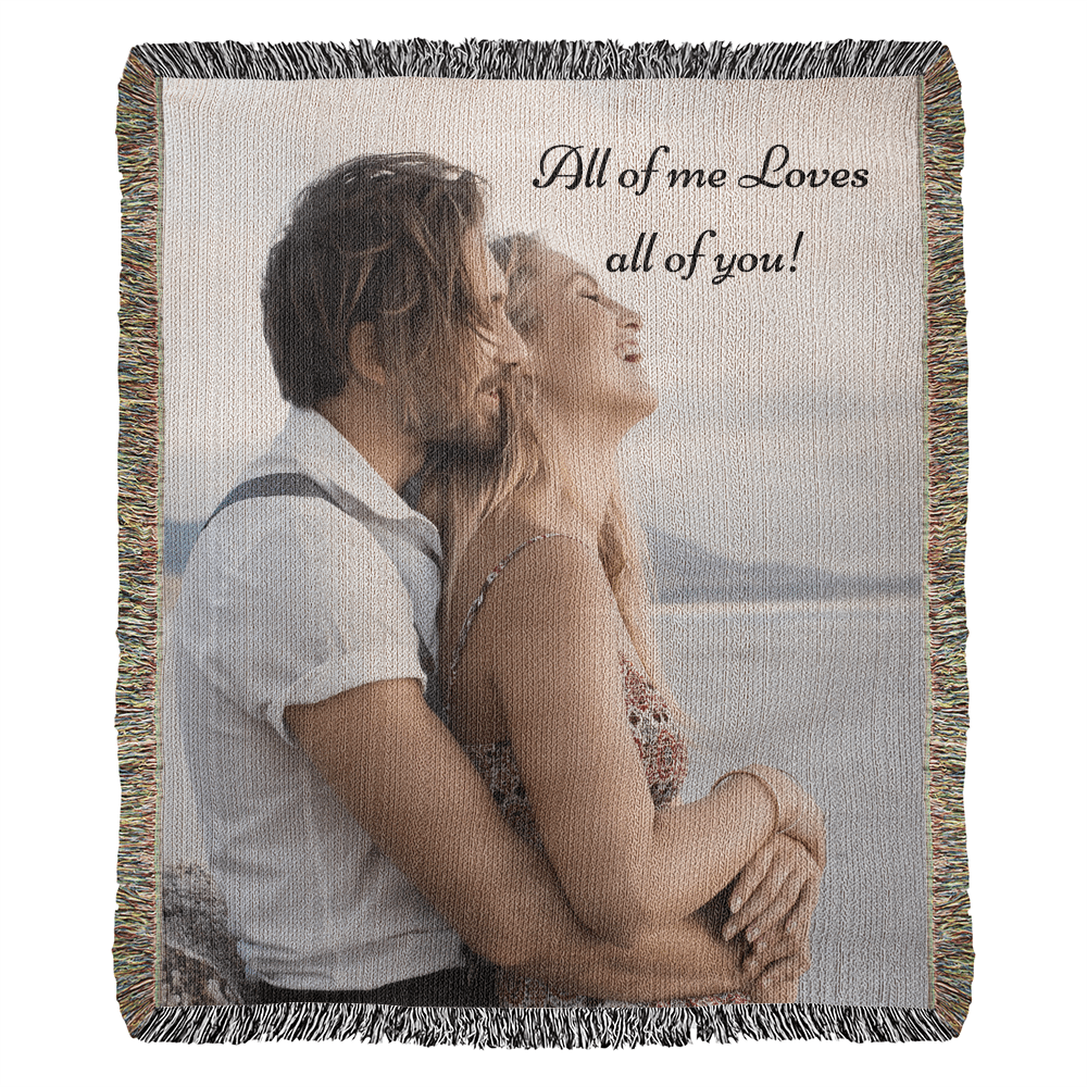 All of Me Loves All Of You, Valentine Blanket Gift