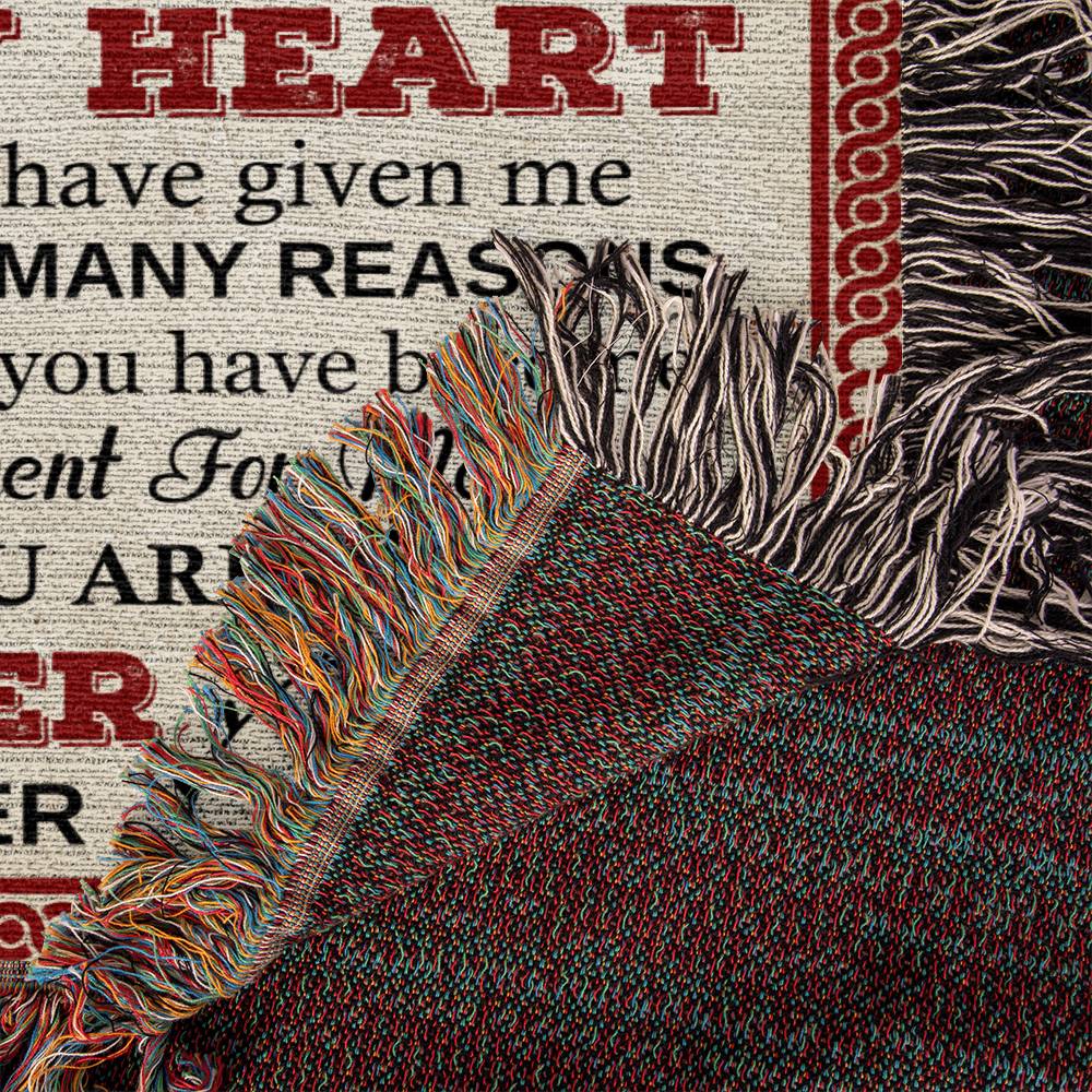 My Heart Daughter Blanket, A Thoughtful Gift For Daughter