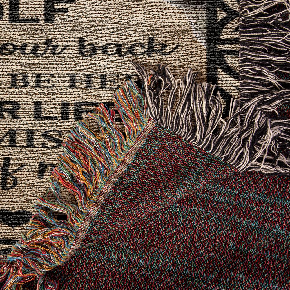 Always Have your Back, A Blanket Gift for Granddaughter