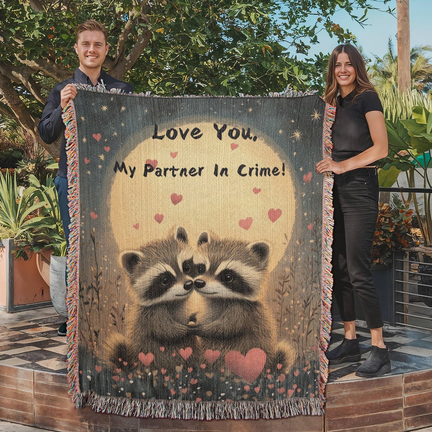 Valentine's Day Gift, Whimsical Blanket
