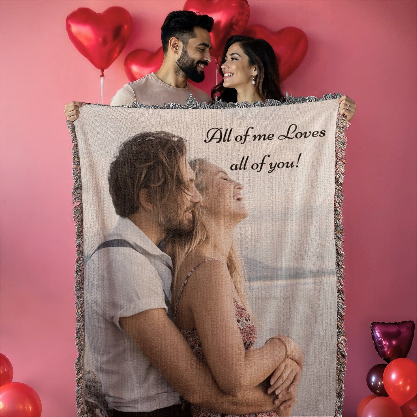 All of Me Loves All Of You, Valentine Blanket Gift