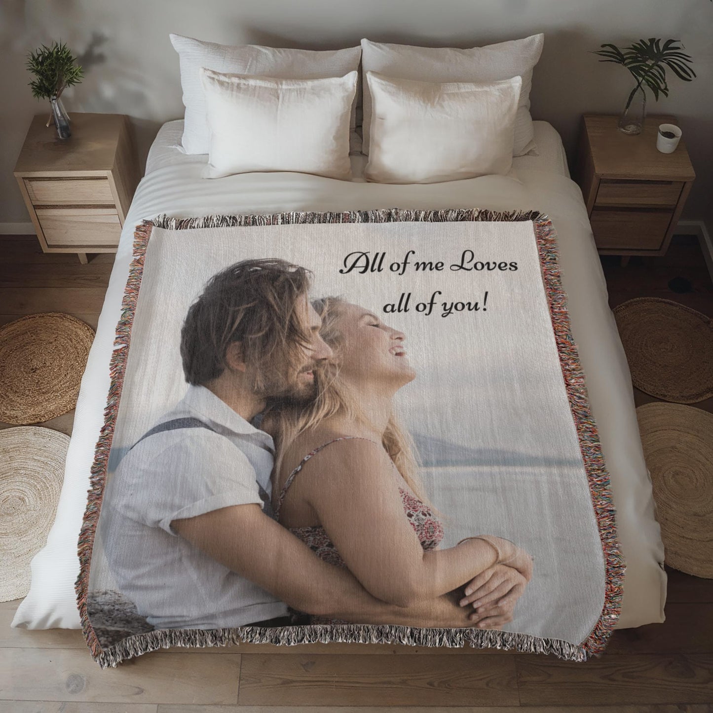 All of Me Loves All Of You, Valentine Blanket Gift
