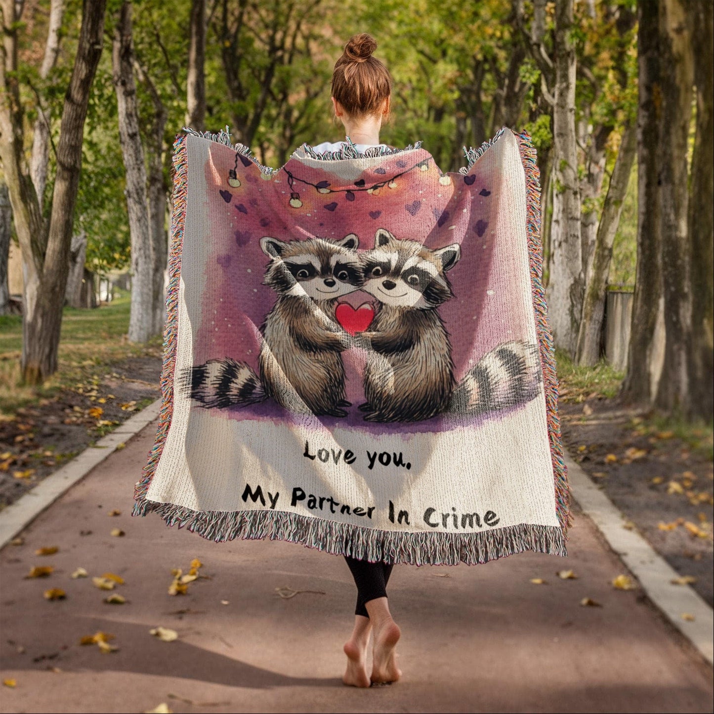 Love Raccoons Blanket