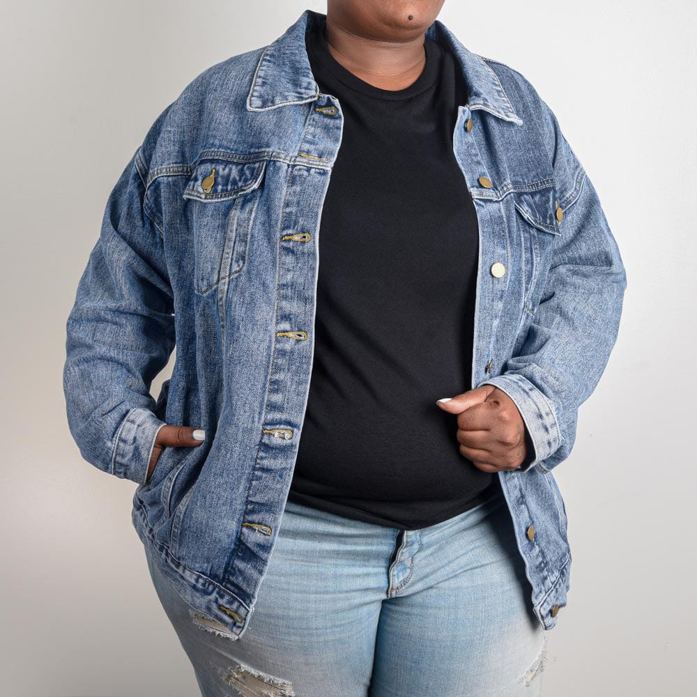 Basketball Mom Jacket, In My Basketball Mom Era Denim Jacket