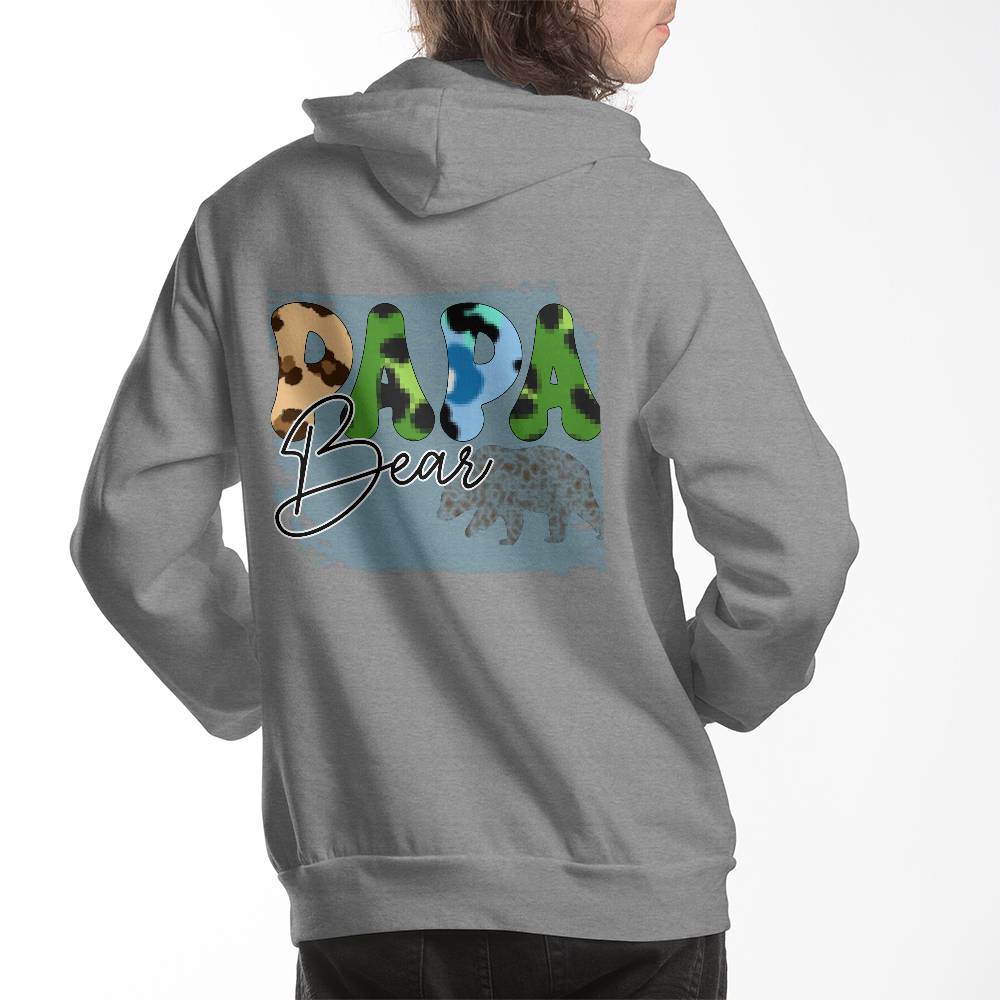 Papa Bear Hoodie, A Great Gift For Father's day